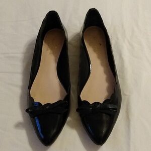 Kate Spade New York Elani Flex Patent Leather Ballet Flat 8 Scalloped Classic